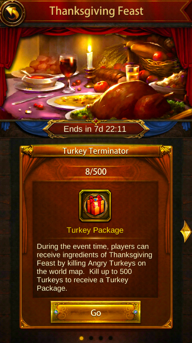 Evony: Thanksgiving Feast