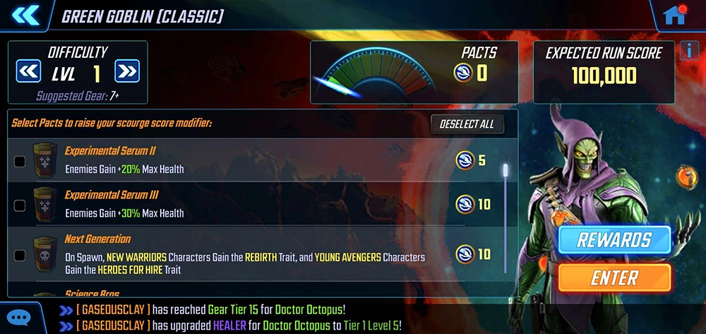MSF: Green Goblin Trials