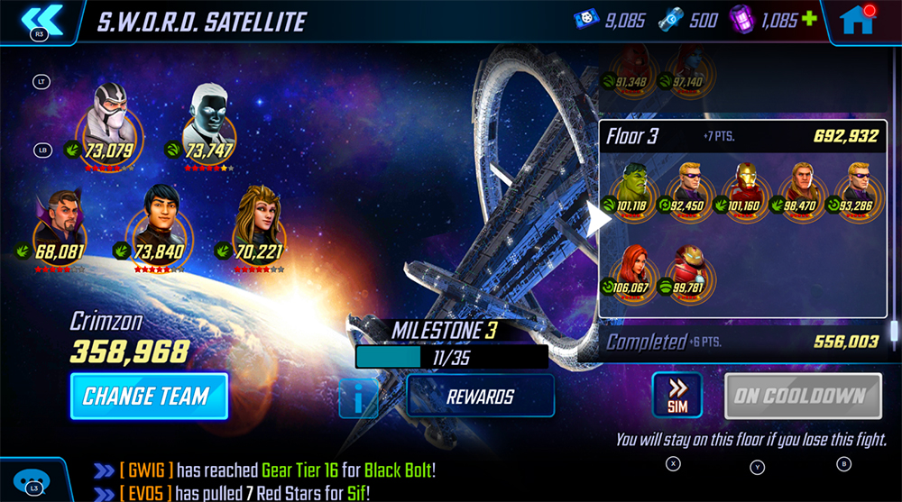 MSF: S.W.O.R.D Satellite Guide