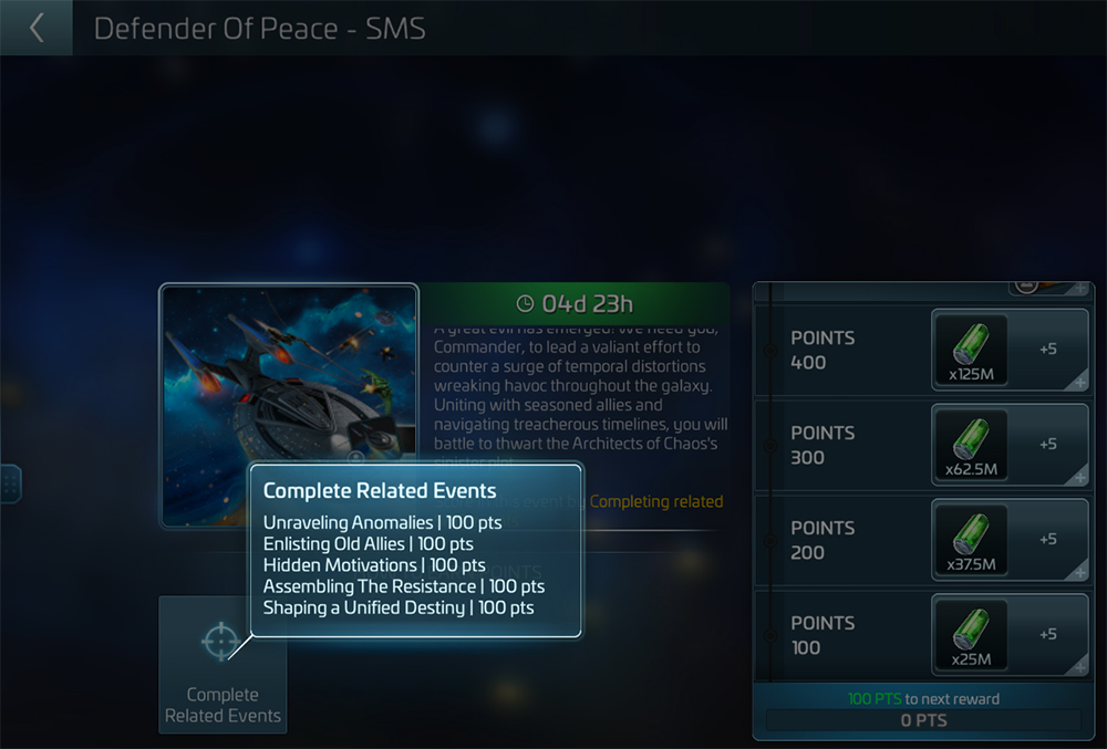 STFC: Defender of Peace SMS