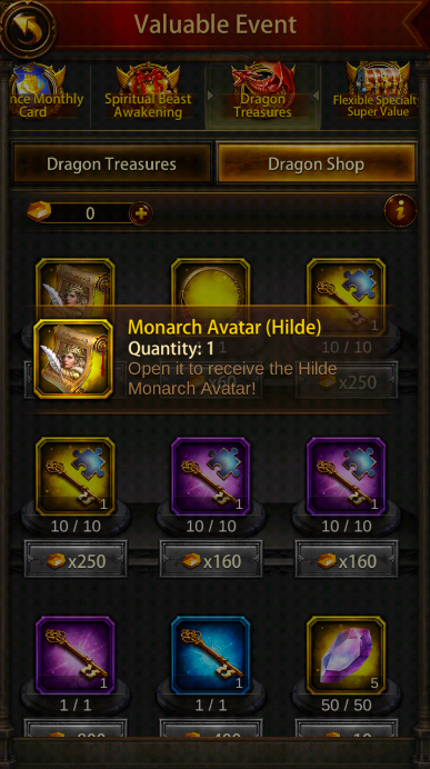 Evony: Monarch Avatar Hilde