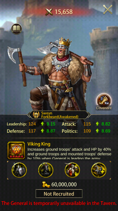 Evony: Sweyn Forkbeard