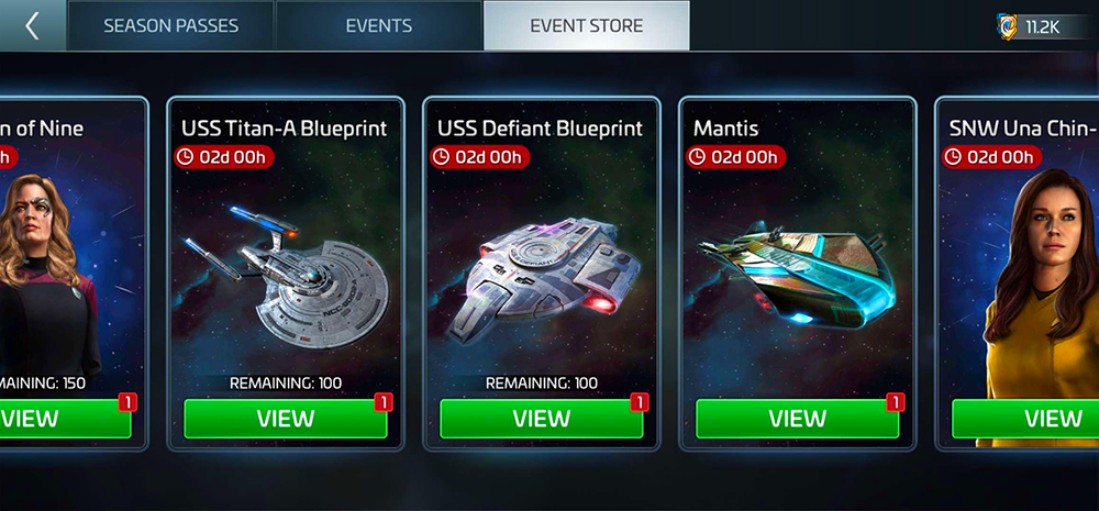 STFC: Incursion Store