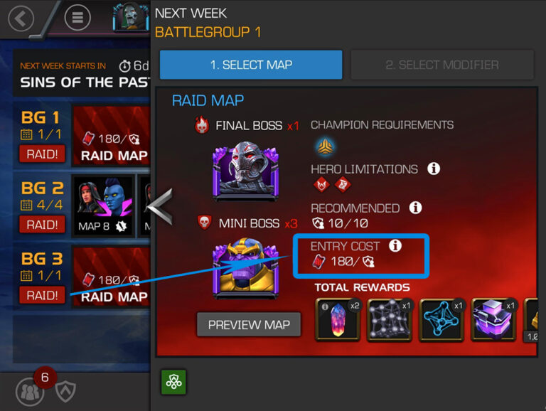 MCoC: How to get Raid Tickets