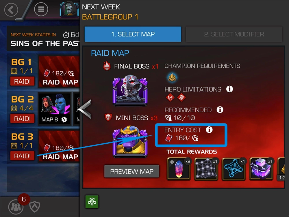 MCoC: How to get Raid Tickets