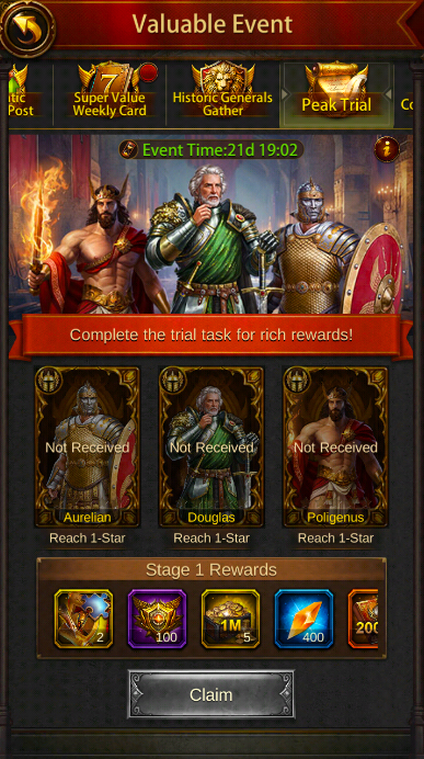 Evony: Peak Trial