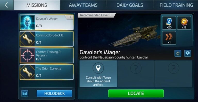 STFC: Missions Guide