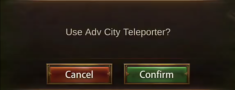 Evony: Can you teleport while being attacked?