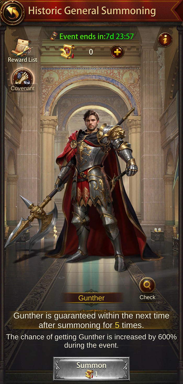 Evony: Gunther