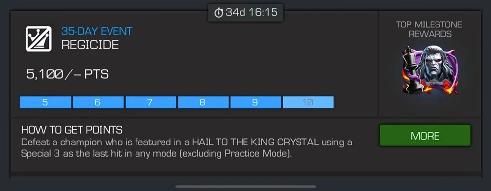 MCoC: Regicide