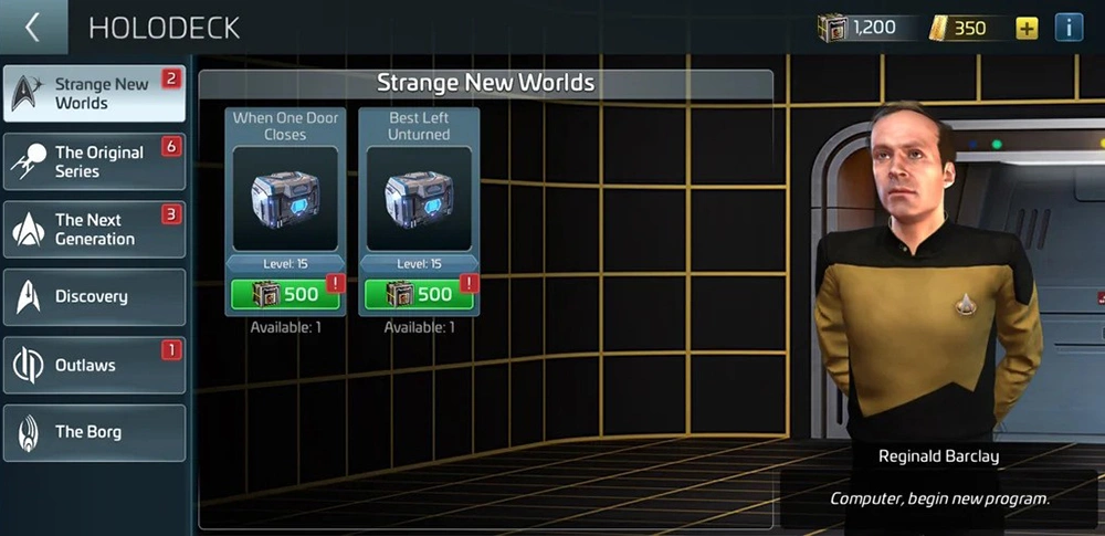 STFC: Mission List